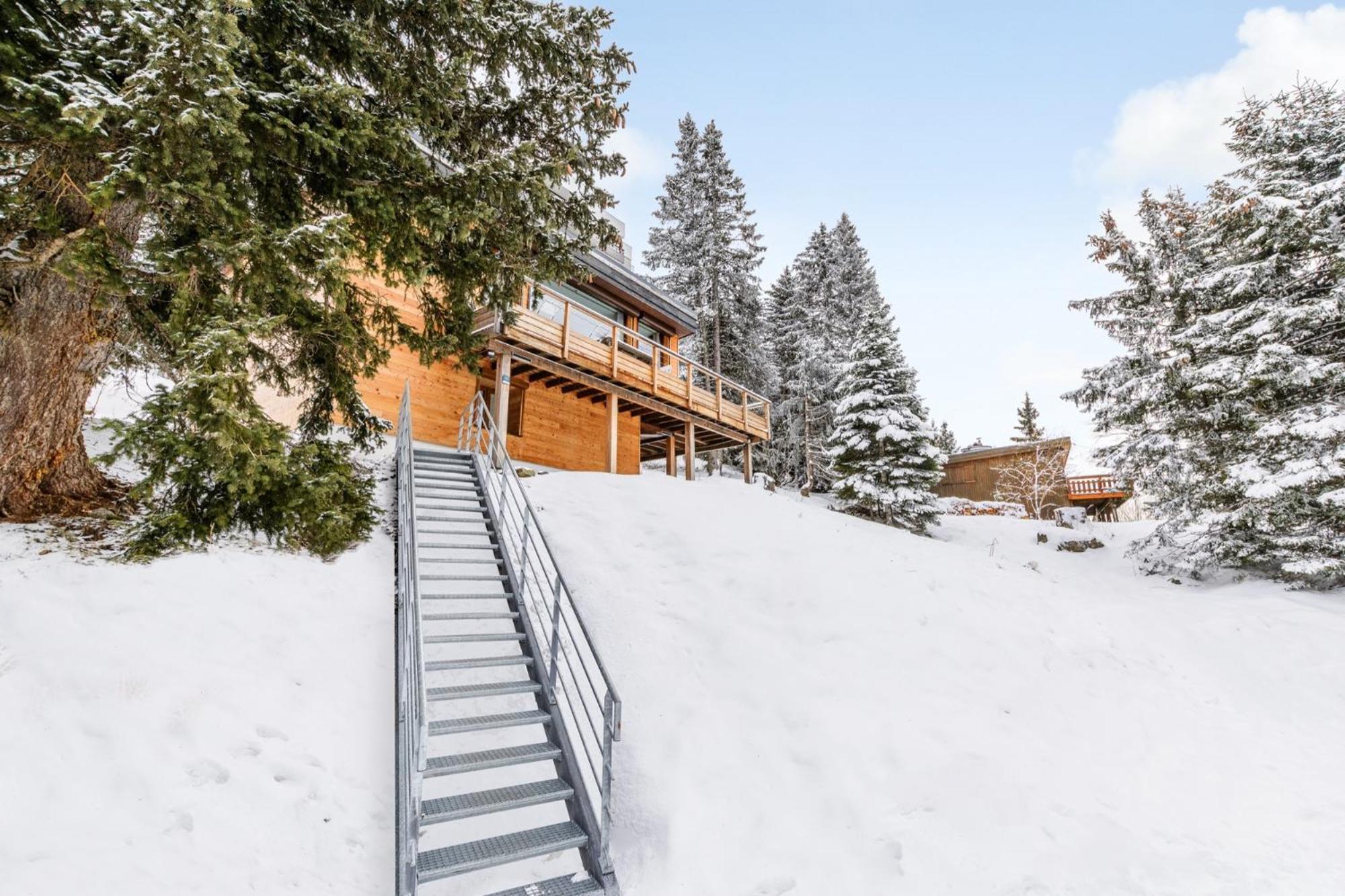 Grand Chalet Standing Avec Jacuzzi A Chamrousse Ski 1750 Exterior foto